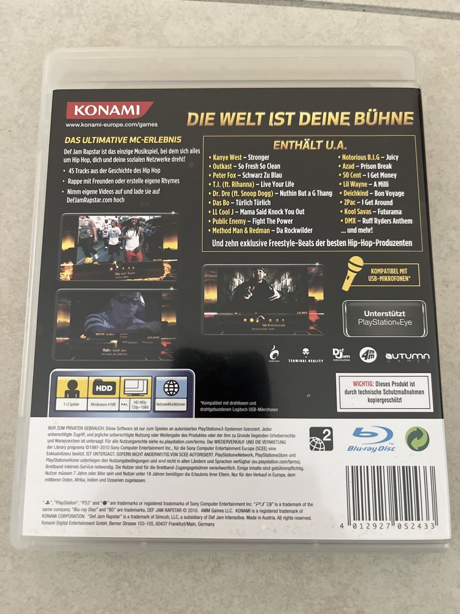 Sony Giochi: Def Jam Rapstar für PS3 – Usato da Suhr venduto da SchnapperCH 1