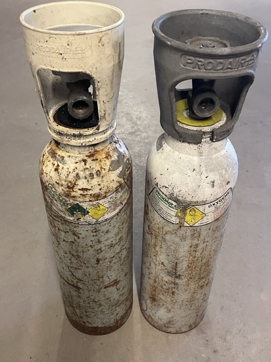 Apparecchiature e tecnologia a gas: Bouteilles d'oxygène PRODAIR  – Usato da BREMBLENS venduto da Lafoudre