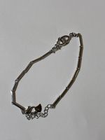 Bracelet fin en argent 925 avec motifs cœurs