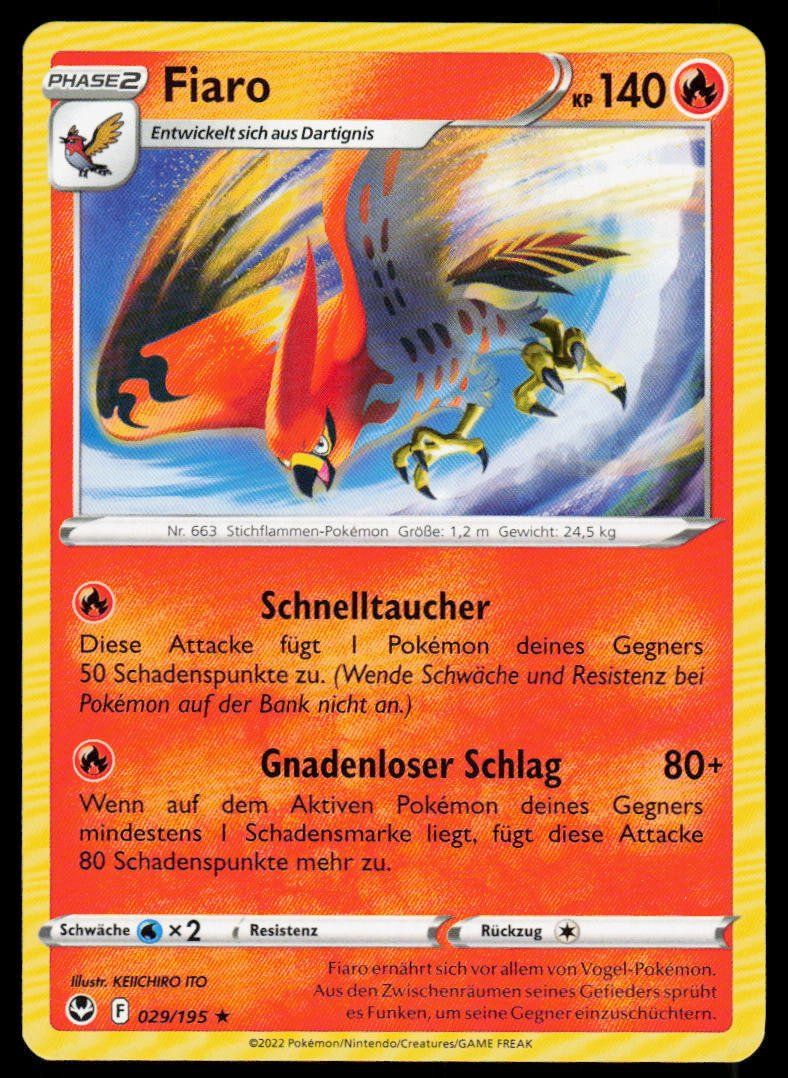 Pokémon Carte collezionabili: Pokemon Fiaro 029/195 – Usato da Herisau venduto da Pokemon2025