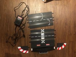 Carrera DIGITAL 132/124 Control Unit, Schiene mit Trafo