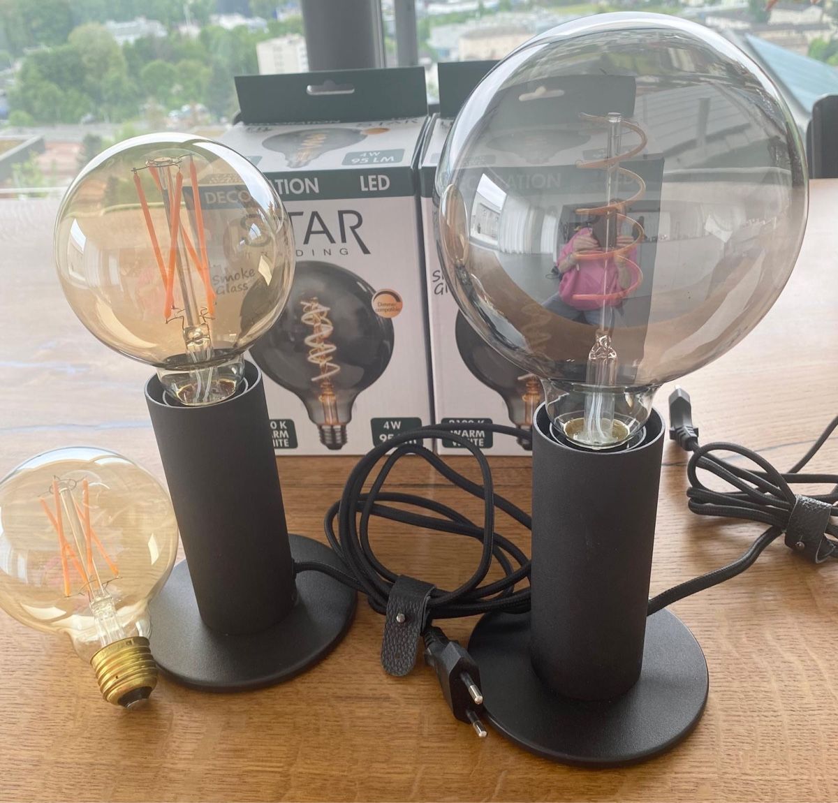 Lampade: 2 Nachttisch-Lampen – Nuovo (secondo la descrizione) da Obernau venduto da SIGGEW 1