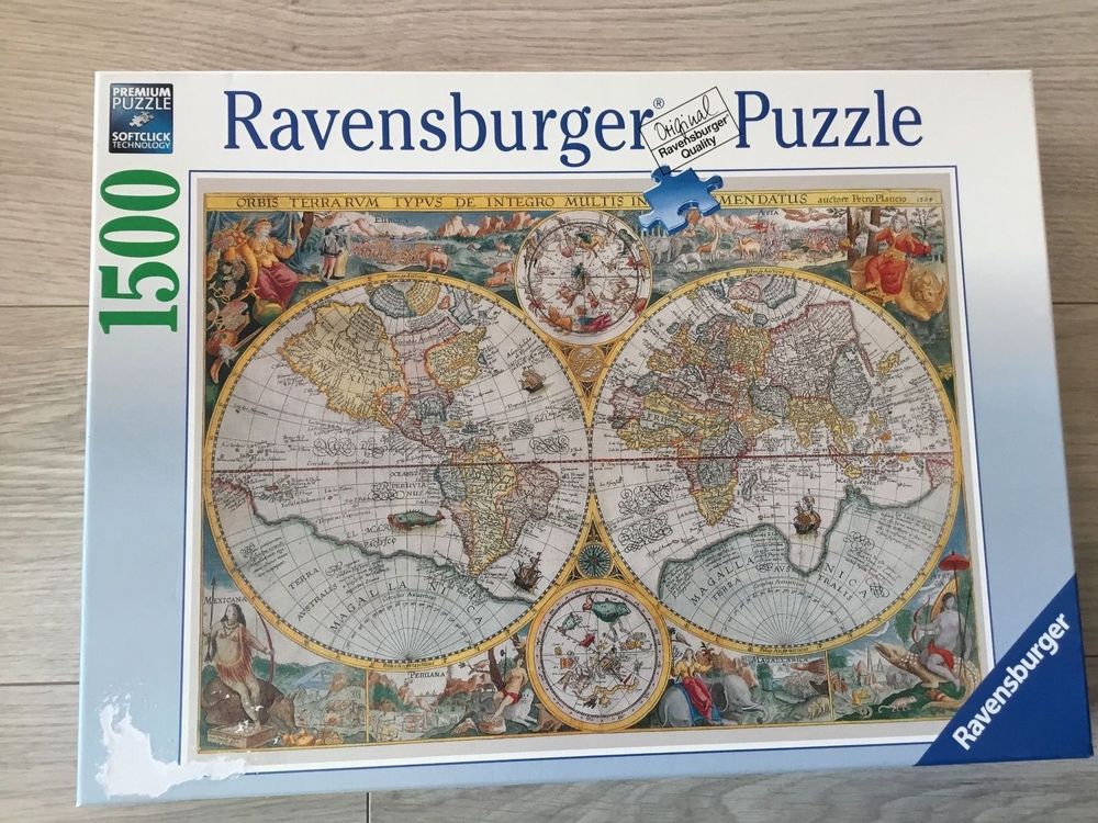Puzzle carte du monde 1500 pièces | Acheter sur Ricardo