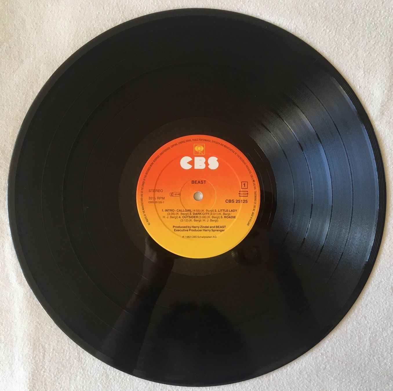Dischi in vinile: Beast – Beast - LP - 1982 - Switzerland First Press – Usato da Uster venduto da Zardodel 2