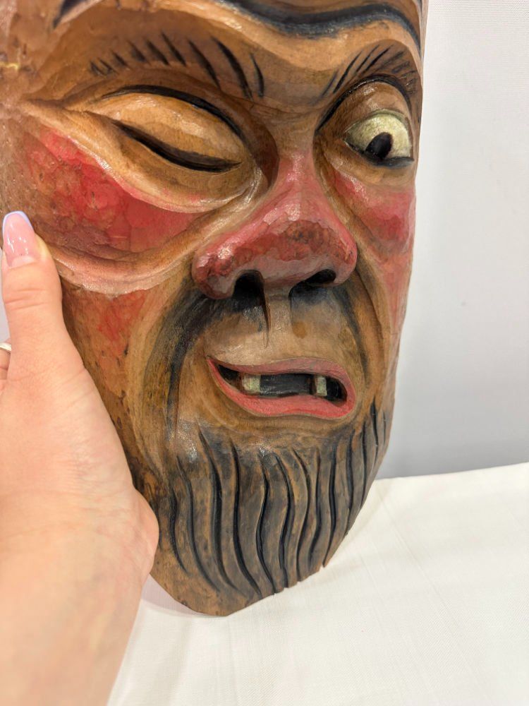 Maschere: Bündner Handgeschnitzte Maske – Usato da Obernau venduto da Arche_Noah_Brocki 6