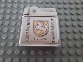 vintage Eveready Petrol Feuerzeug Germany Werbe Stuttgart