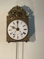 Antike Wanduhr Daveluy aux Avnieres Messing gebraucht