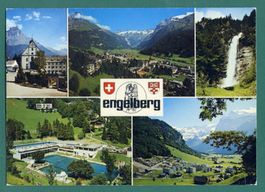 Engelberg, 5 Ansichten, 1978, gelaufen, Grossformat