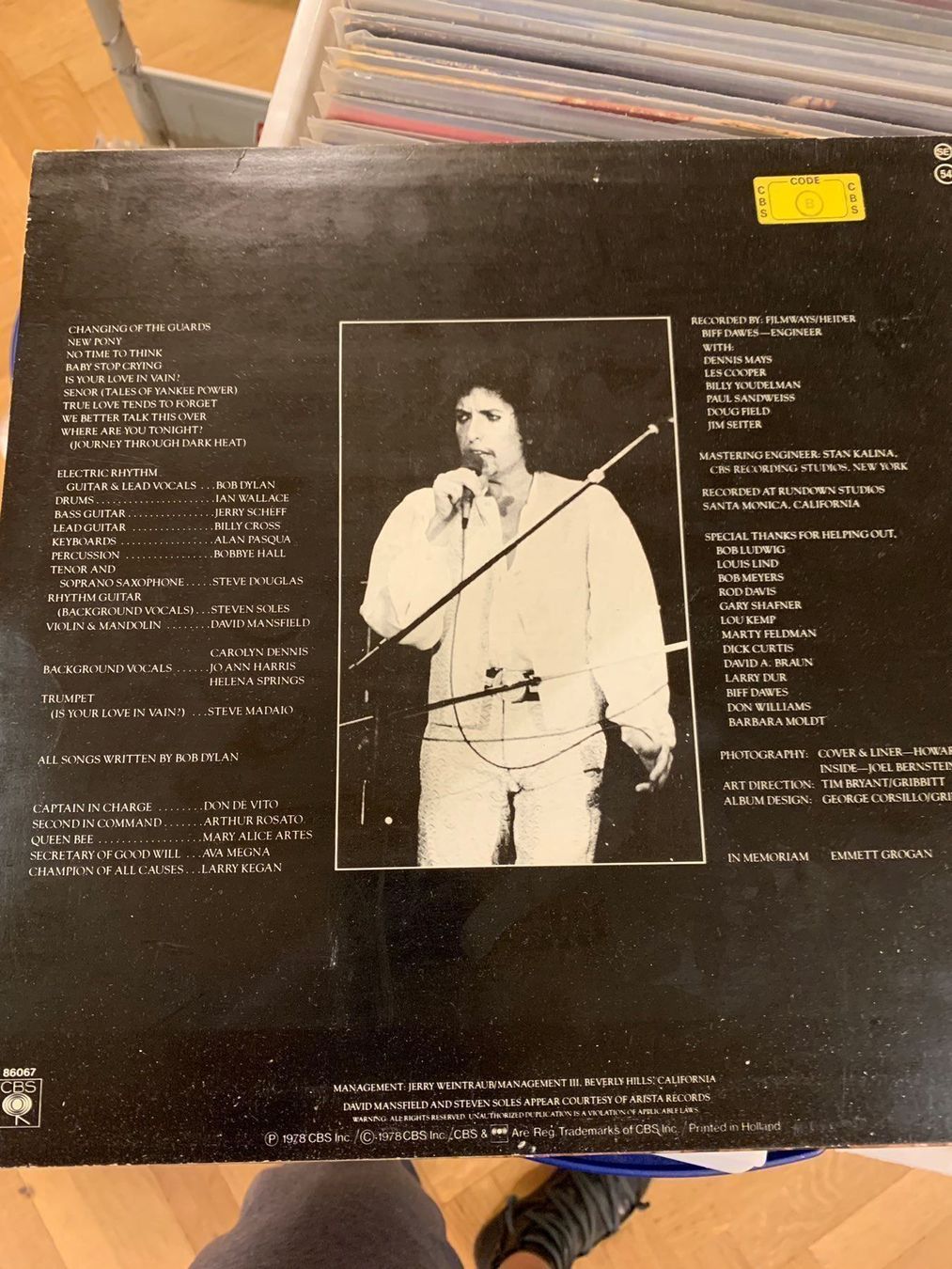 Schallplatten: Bob Dylan - Street Legal LP – Gebraucht aus Genève von jim.k 1