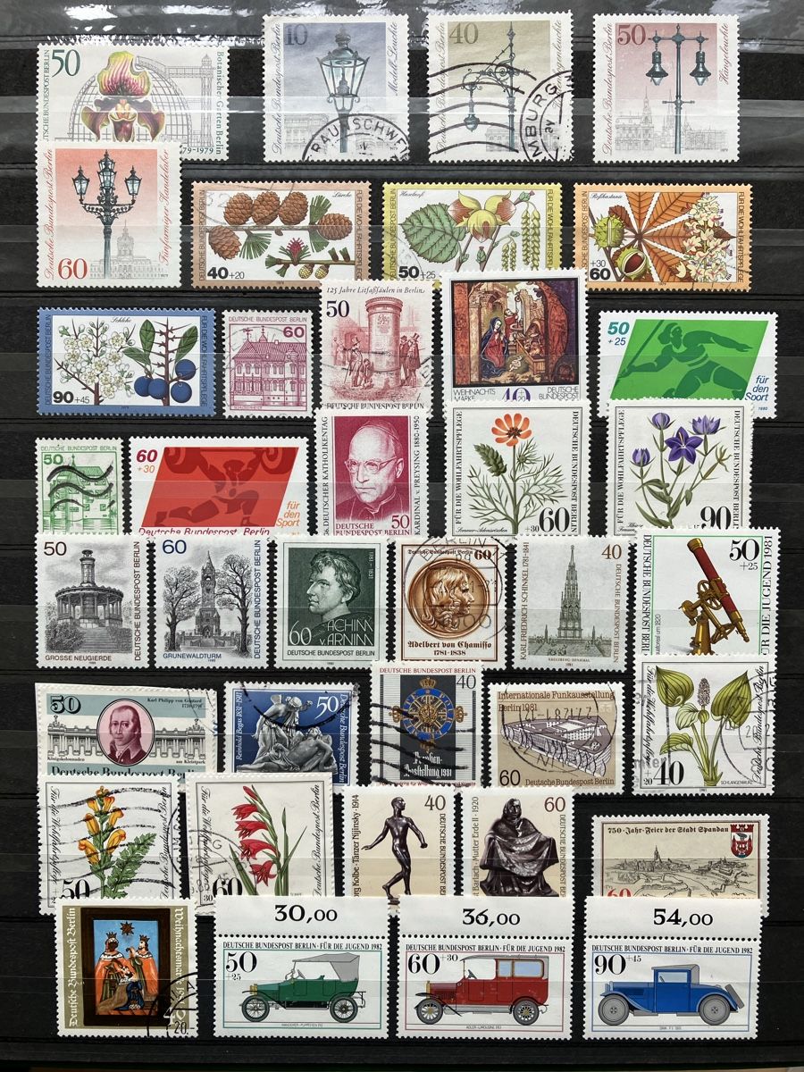 Tutti i francobolli: BRD Berlin ab 1949 6s gest/ungest/postfrisch – Usato da Cham venduto da Diablo1232 4
