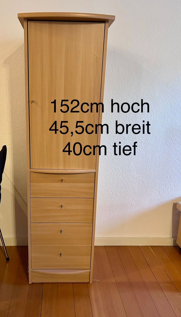 Armadi: Schmaler Hochschrank mit Schubladen – Usato da Bern venduto da Doomeye