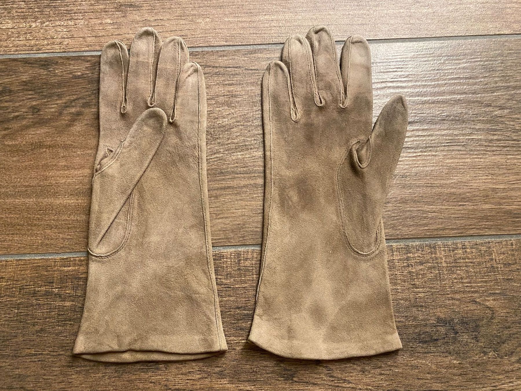 Guanti & manicotti: Lederhandschuhe braun Gr. 6¾ / 7 – Usato da Pratteln venduto da a23_j2gs 1