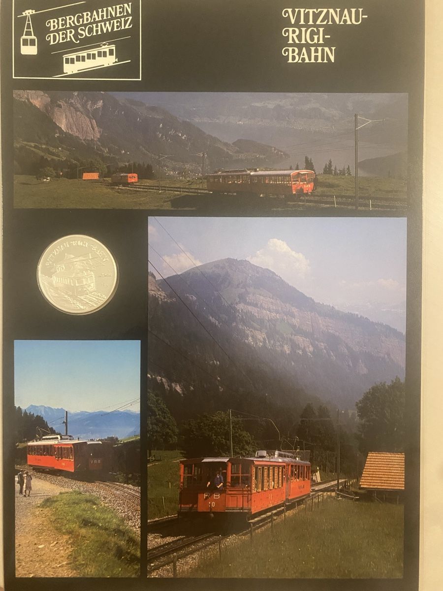 Medaglie: Silbermedaille Vitznau Rigi Bahn – Nuovo (secondo la descrizione) da Muralto venduto da Alex1912