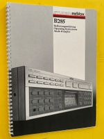 ReVox B 285 Bedienungsanleitung