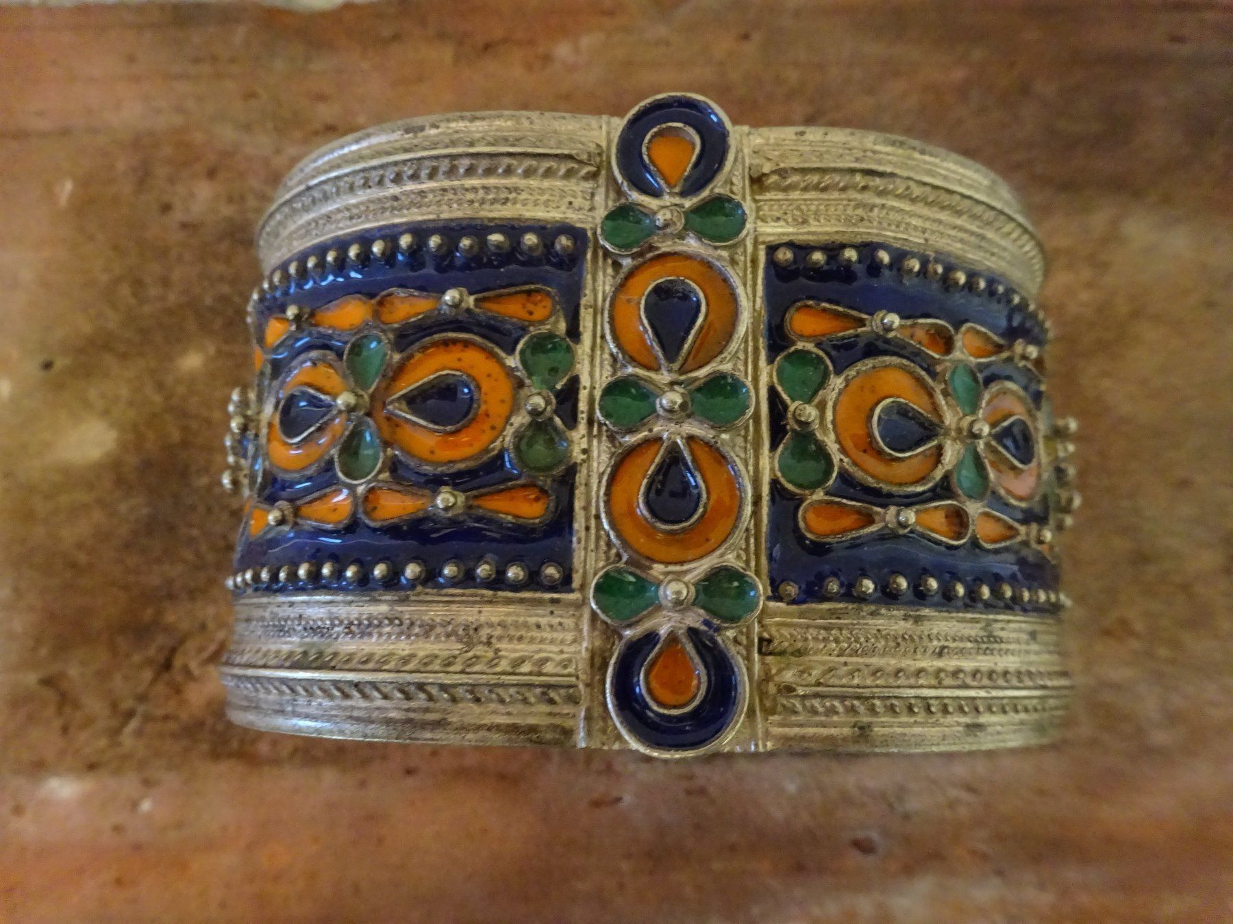 Bracciali & Braccialetti: Armreif Marokko Emaille Cloisonné – Usato da Esslingen venduto da FetteSchnecke 3