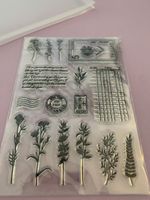 Stempel mit Briefmarken-Motiven