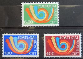 Portugal Kat. 1199-1201 * 1973 Kat. 20 Euro