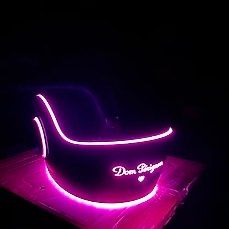 Gesichts- und Gehörschutz: Dom Perignon Luminous Helmet / Leucht-Helm – Neu und originalverpackt aus Horgen von LaraLoArt 1