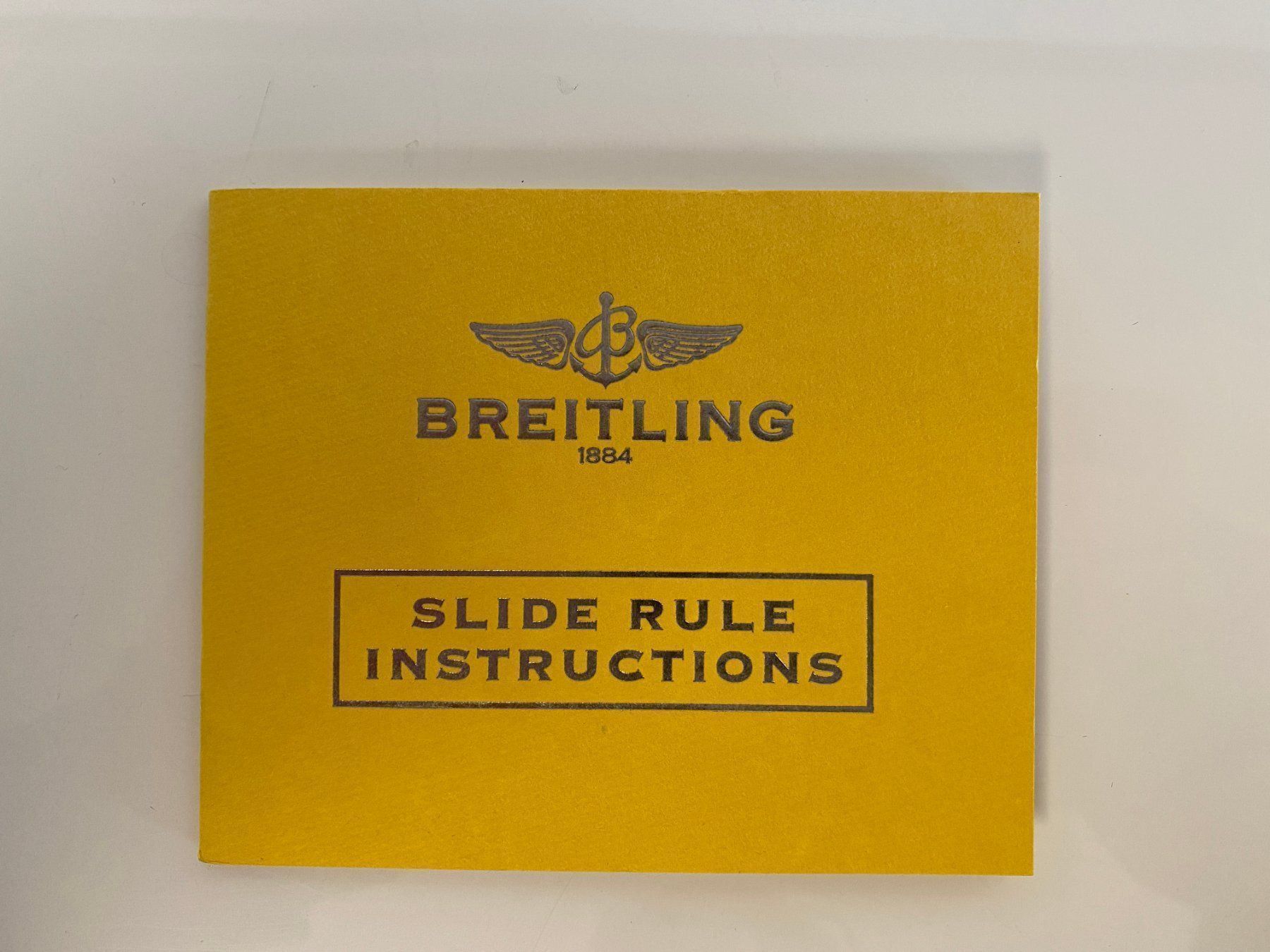 Breitling Uhren: BREITLING Manual für Rechenschieber – Neu (gemäss Beschreibung) aus St. Gallen von galluswatches