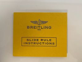 BREITLING Manual für Rechenschieber