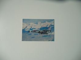Mirage J-2302 Postkarte Testflug mit Lenkwaffen in den USA