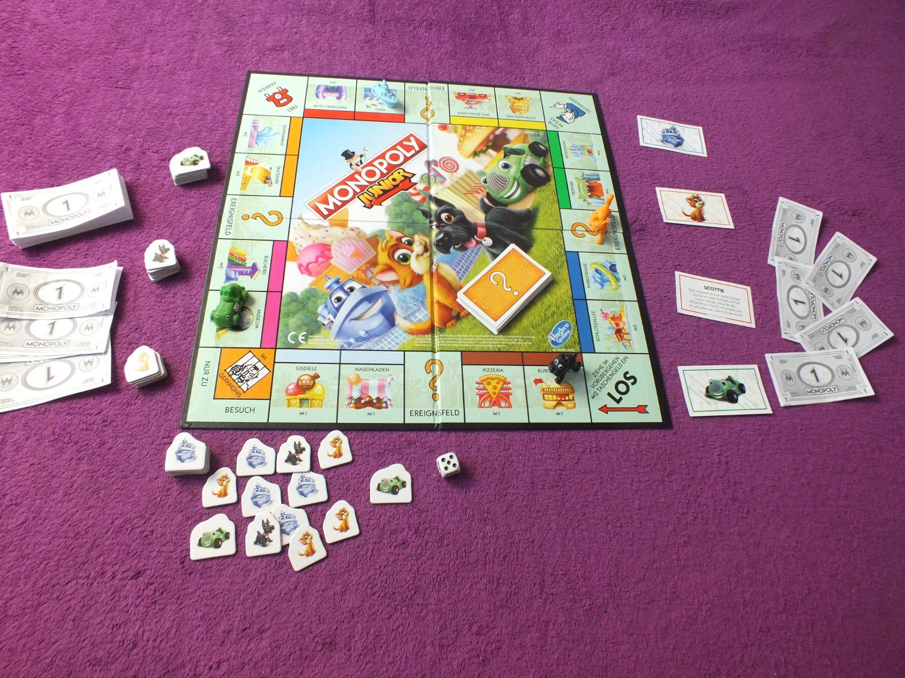 Hasbro Giochi: Monopoly Junior Englisch – Usato da Müllheim Dorf venduto da Seeeule01 7