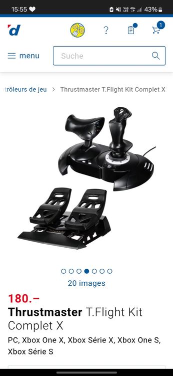 Thrustmaster t.flight full kit x (Neu (gemäss Beschreibung)) in St ...