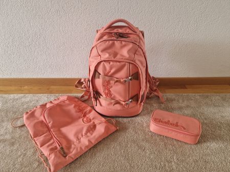 Satch Nordic Coral Schulrucksack Turnbeutel Schlamper