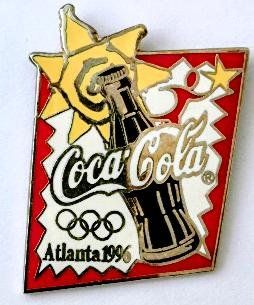 Coca-Cola Placchette & Badge: Coca-Cola Olympia Pin – Usato da Pfäffikon ZH venduto da Colacity