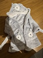 Peignoir bébé garçon 12m doux ours polaire gris hiver