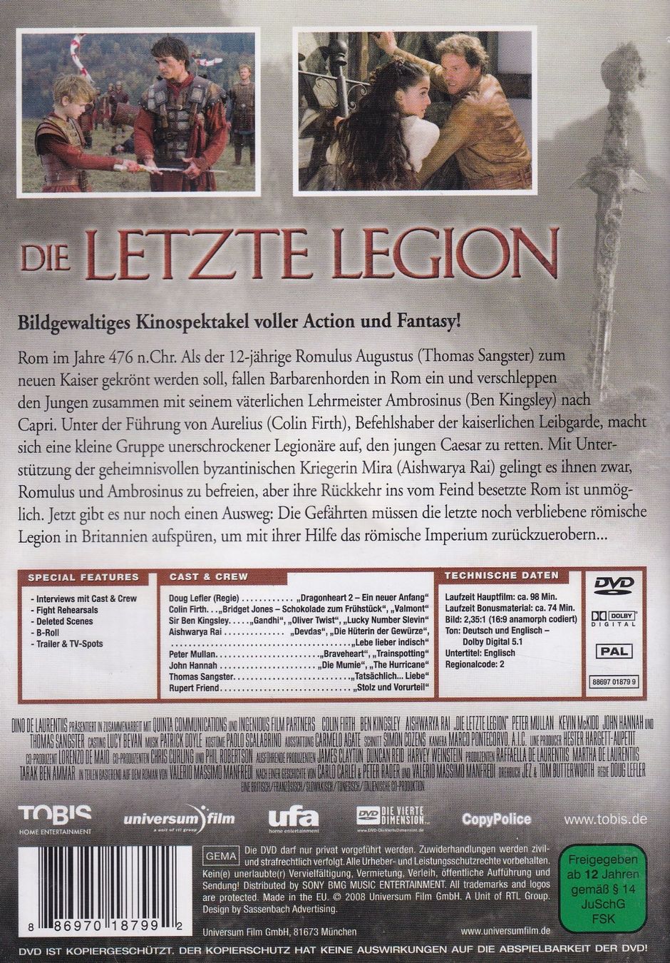 Tous les DVDs: DVD ab Fr. 1.--, Die letzte Legion – D'occasion à Lausen par Mondeo10628 1