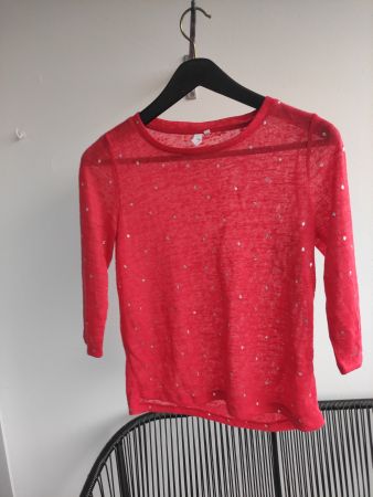 Pullover Shirt rot Gr. XS - S. Oliver