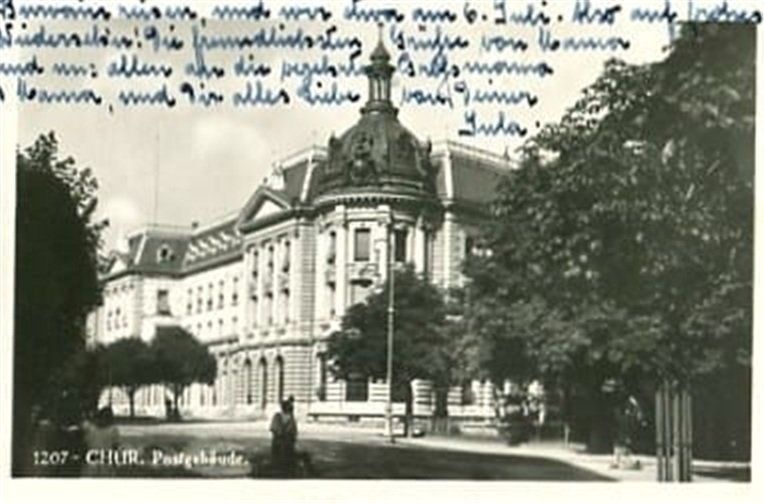 Cartes postales: Chur, Postgebäude – D'occasion à Ottikon b.Kemptth. par Neptun1974