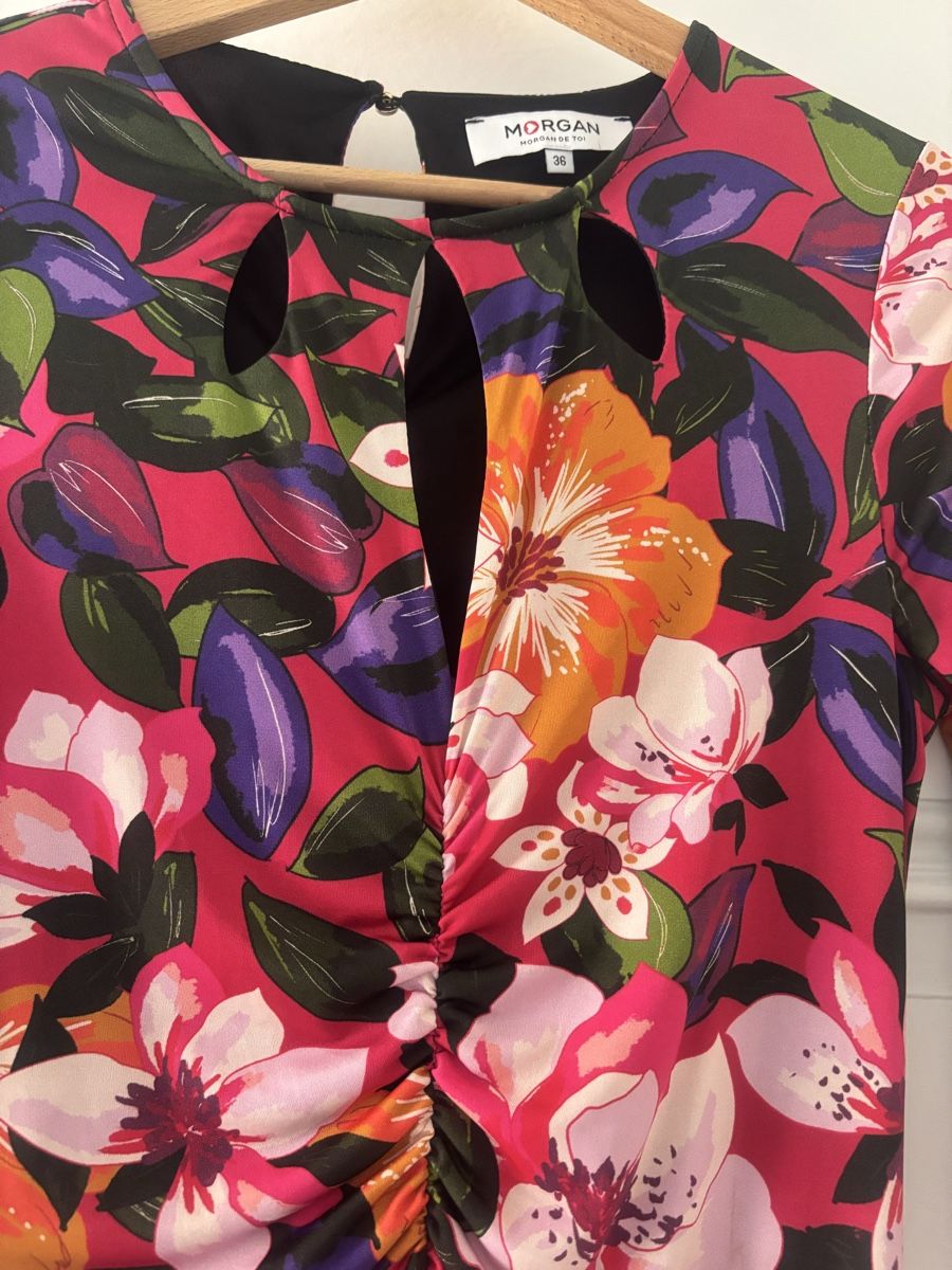 Morgan Vestiti: Robe fleurie Morgan neuve, taille 36 – Usato da Lausanne venduto da CamCam11 2