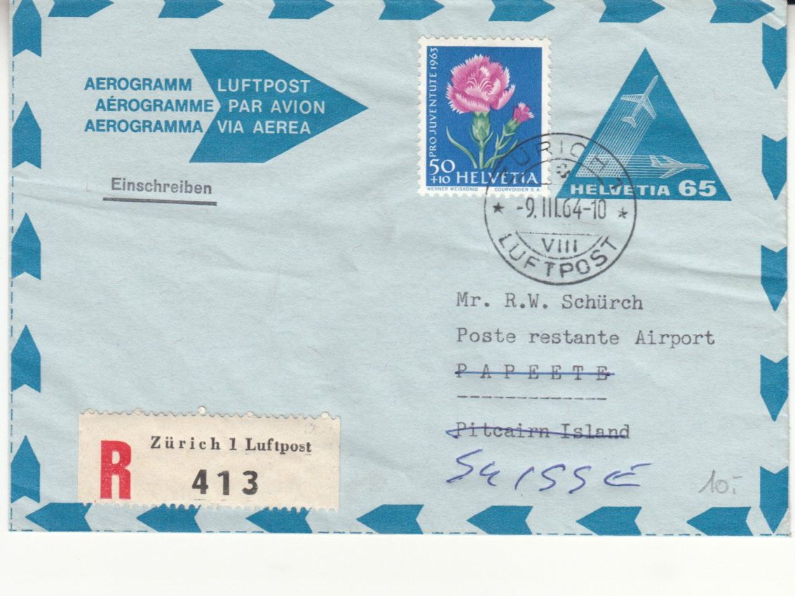 Tutti i francobolli: SLH FG 102 Aerogramm mit ET – Usato da Bürglen TG venduto da StampGraf