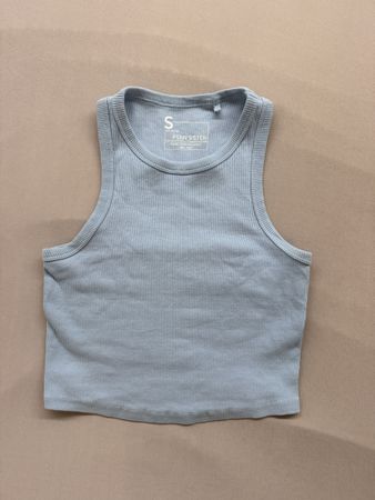 Débardeur bleu clair taille S bon état