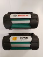 2x Bosch High Power 36 Volt geräte Akkus wenig gebraucht 