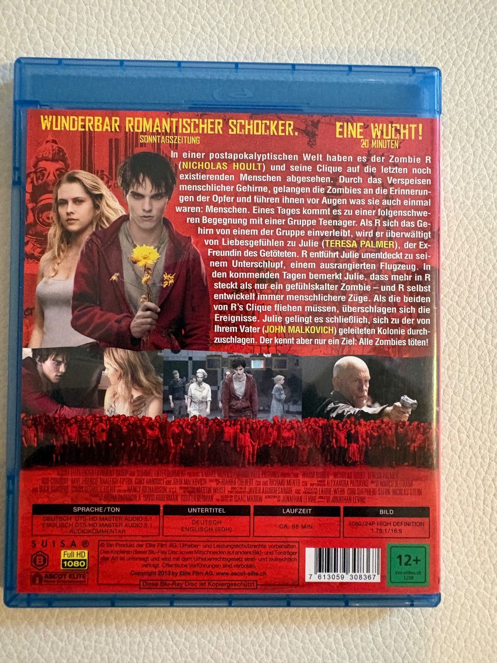 Tutti i DVDs: Warm Bodies Blu-Ray – Usato da Bäretswil venduto da redt 1