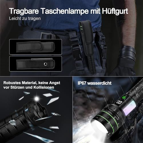 Lampade: Taschenlampe 990000LM – Nuovo e nell'imballaggio originale da Hundwil venduto da Stallone6 5