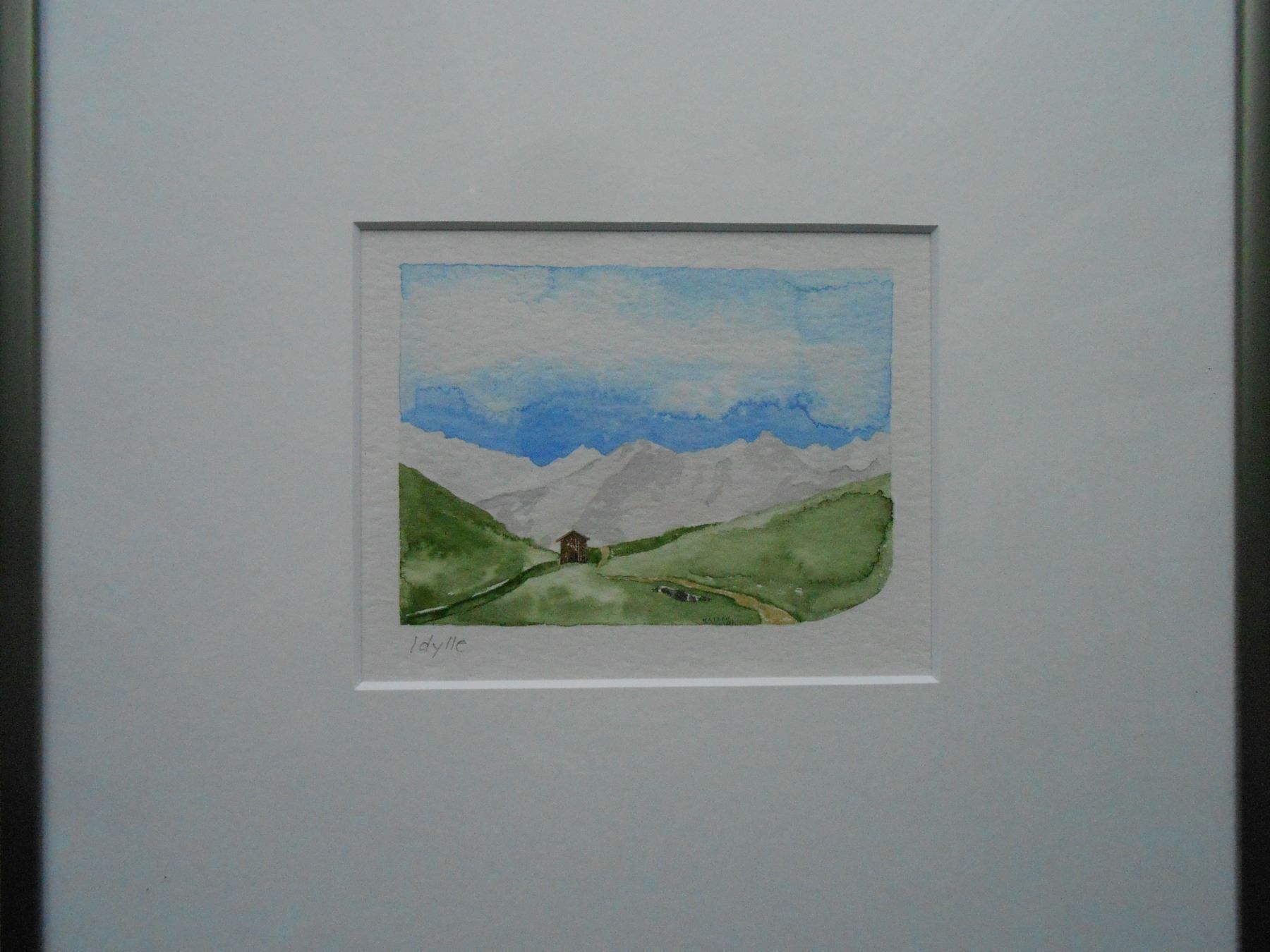 Dipinti: Aquarell CH "IDYLLE" GR - (R) – Nuovo e nell'imballaggio originale da Hallwil venduto da pkaiser44 2