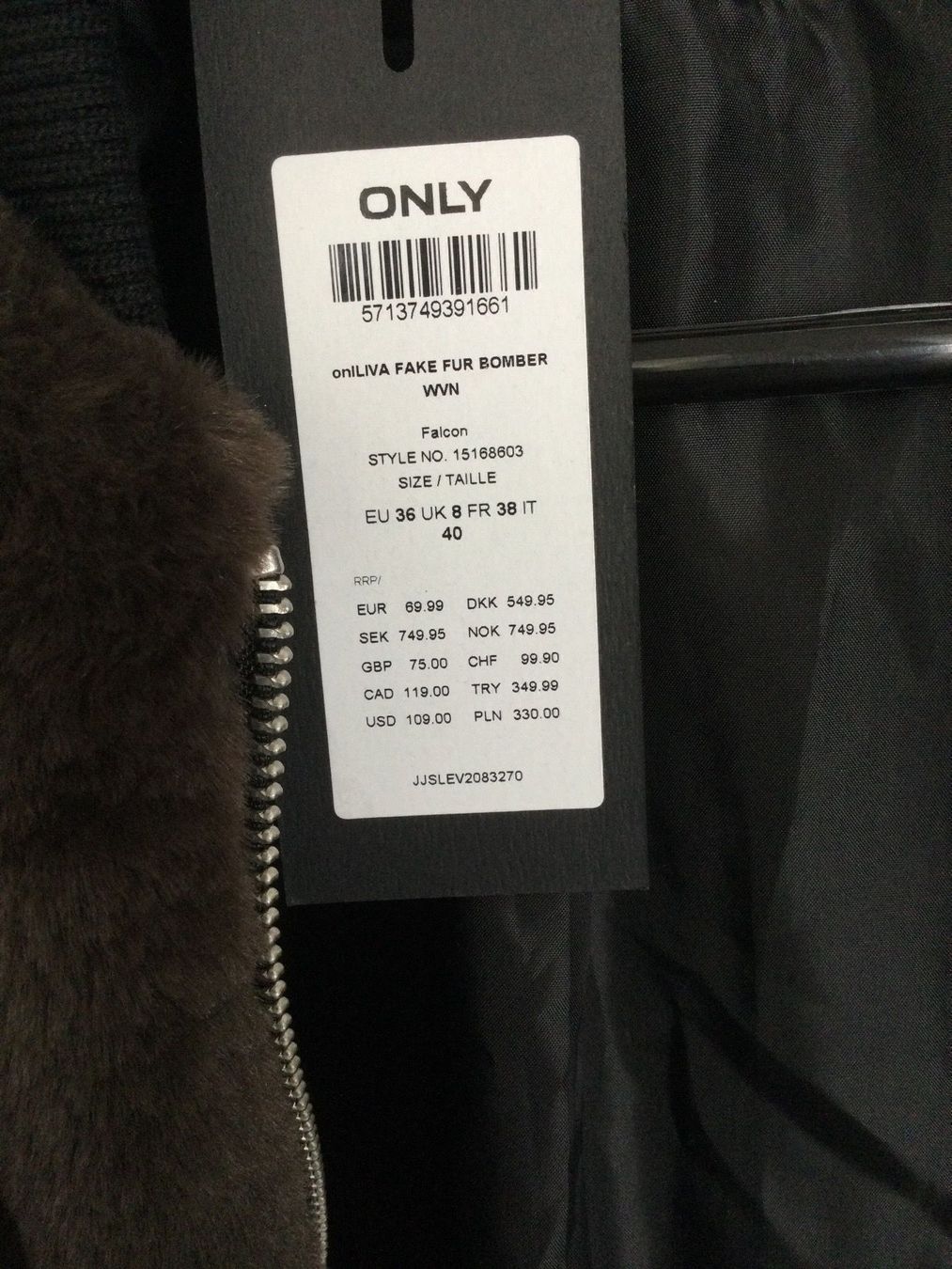 Only Giacche: Neue, warme, flauschige Jacke – Nuovo e nell'imballaggio originale da Erlinsbach SO venduto da Adica 3