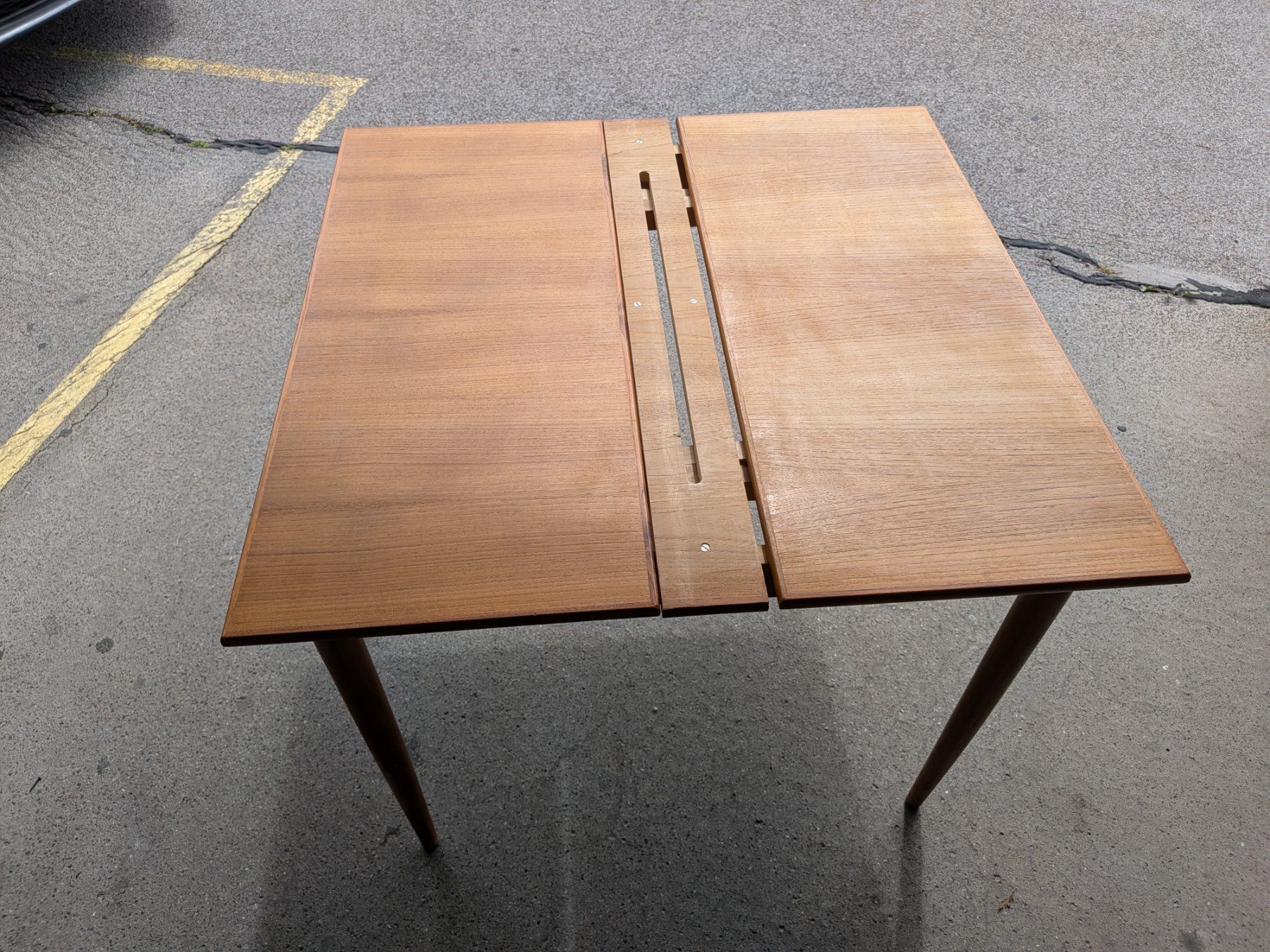 Tische: Mid Century Teakholz Tisch Esstisch – Gebraucht aus Emmen von Brockofsky 8
