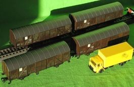 500 Jh. Deutscher Post-Zug GEALTERT 1w1*