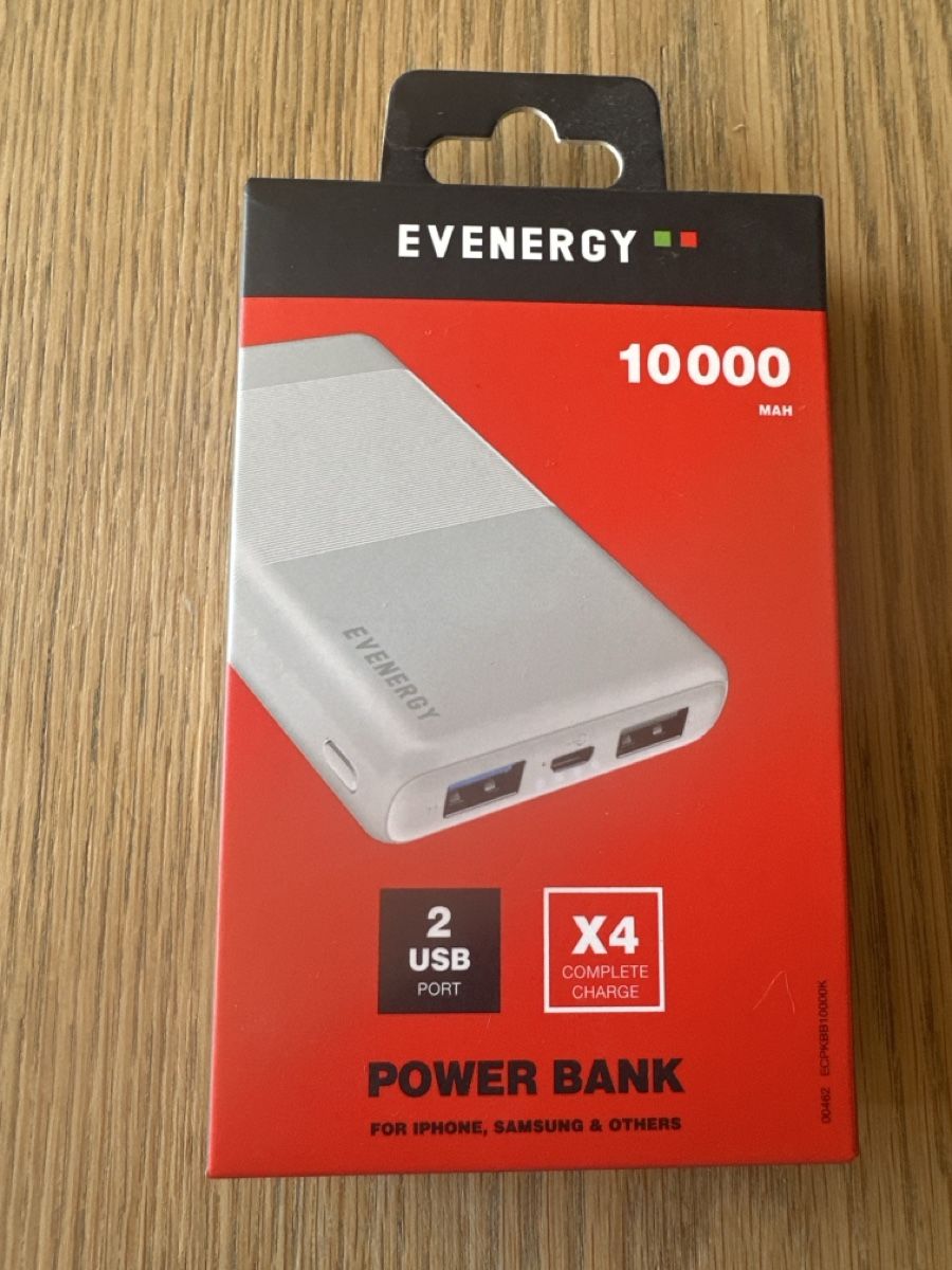 Batterie: Power bank evenergy 10000 MAH – Nuovo e nell'imballaggio originale da Bursins venduto da Vertigo2004