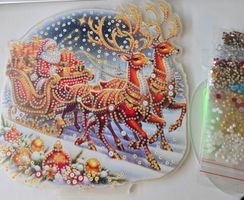 Diamond Painting Weihnachtsschlitten