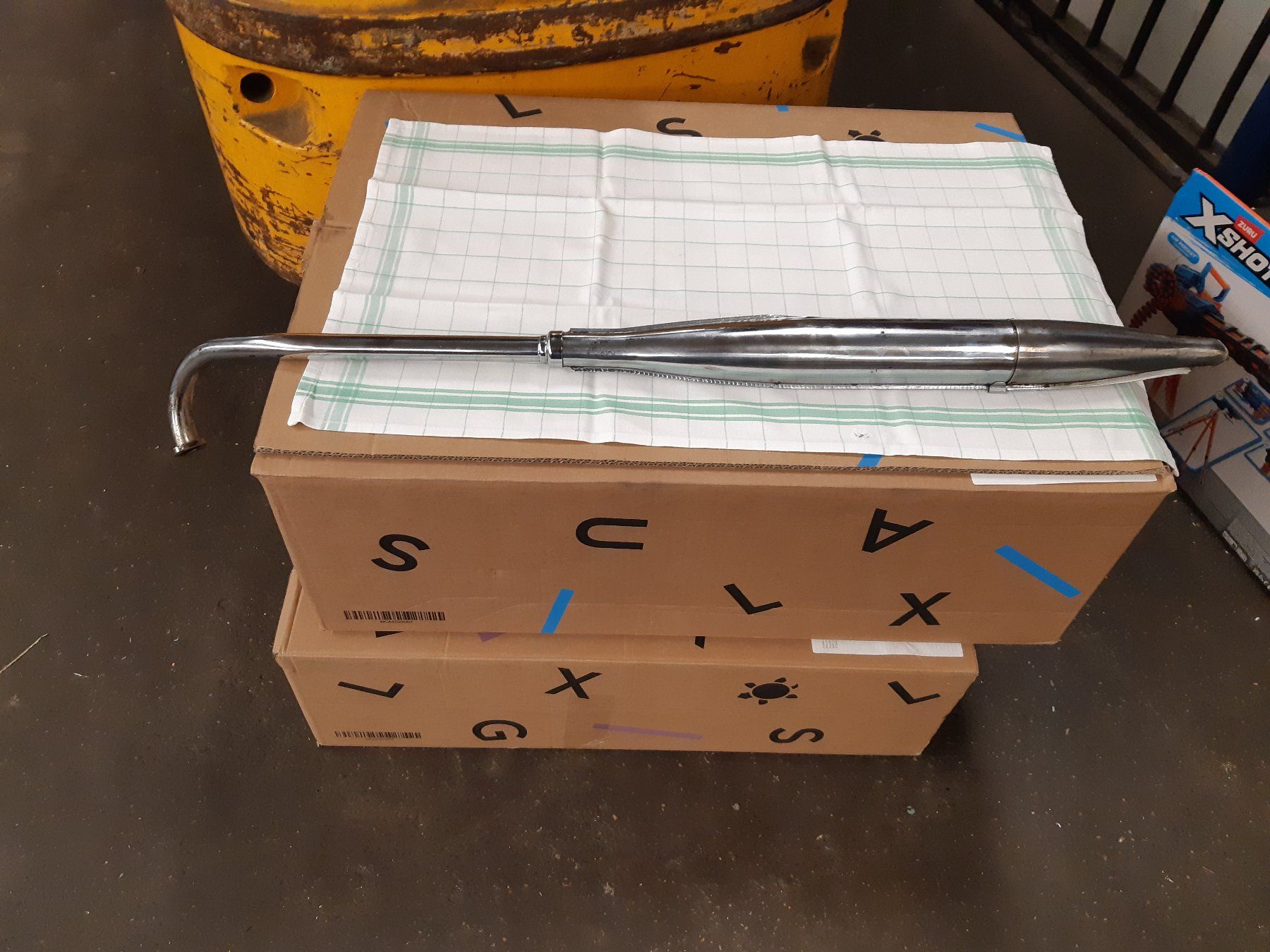 Puch Parti ricambio per ciclomotori: Puch Velux Original Ausspuff – Usato da Sirnach venduto da Rocco21 1