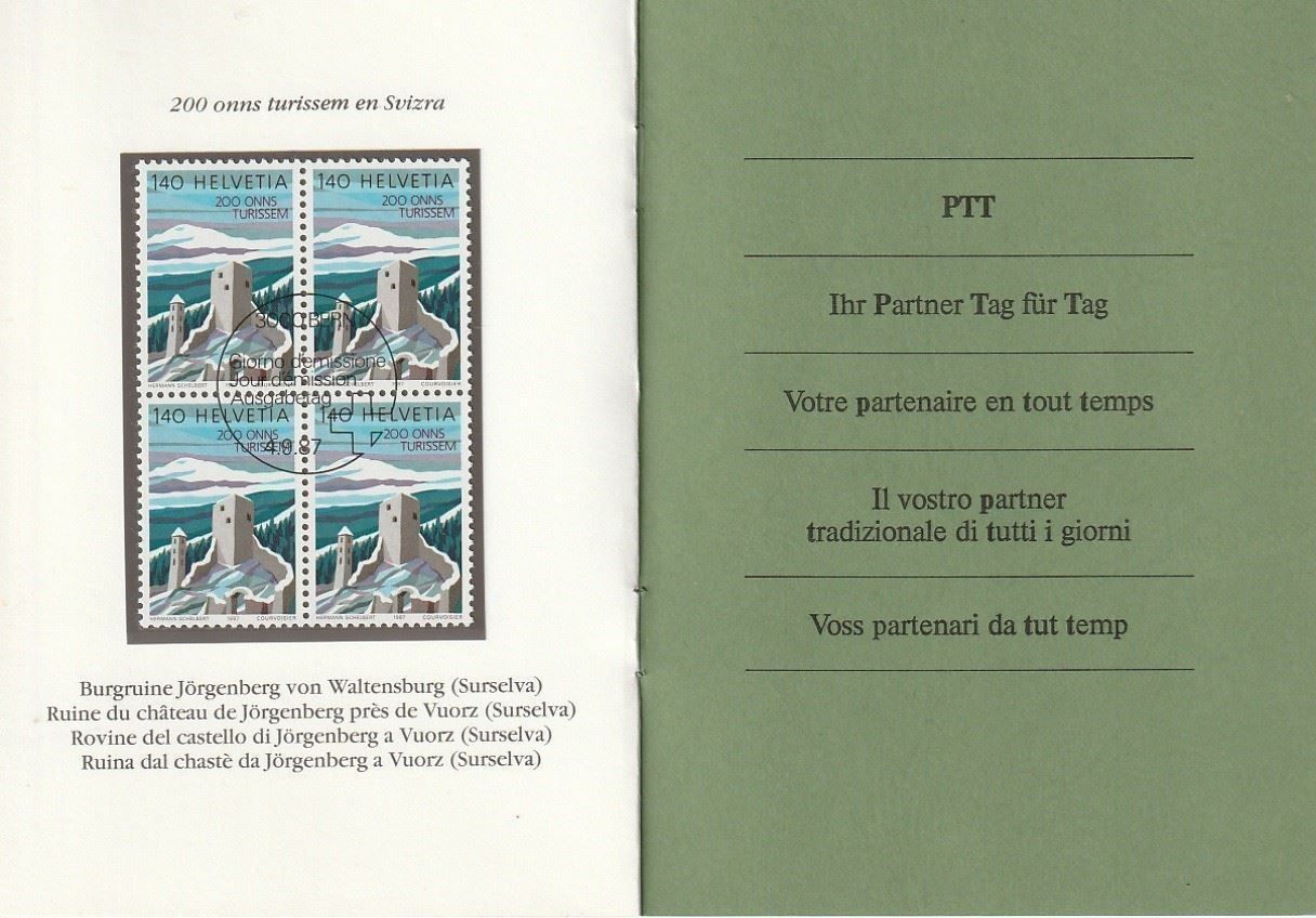 Tutti i francobolli: PTT Souvenir 1987 – Nuovo e nell'imballaggio originale da Aarburg venduto da Aare10 2