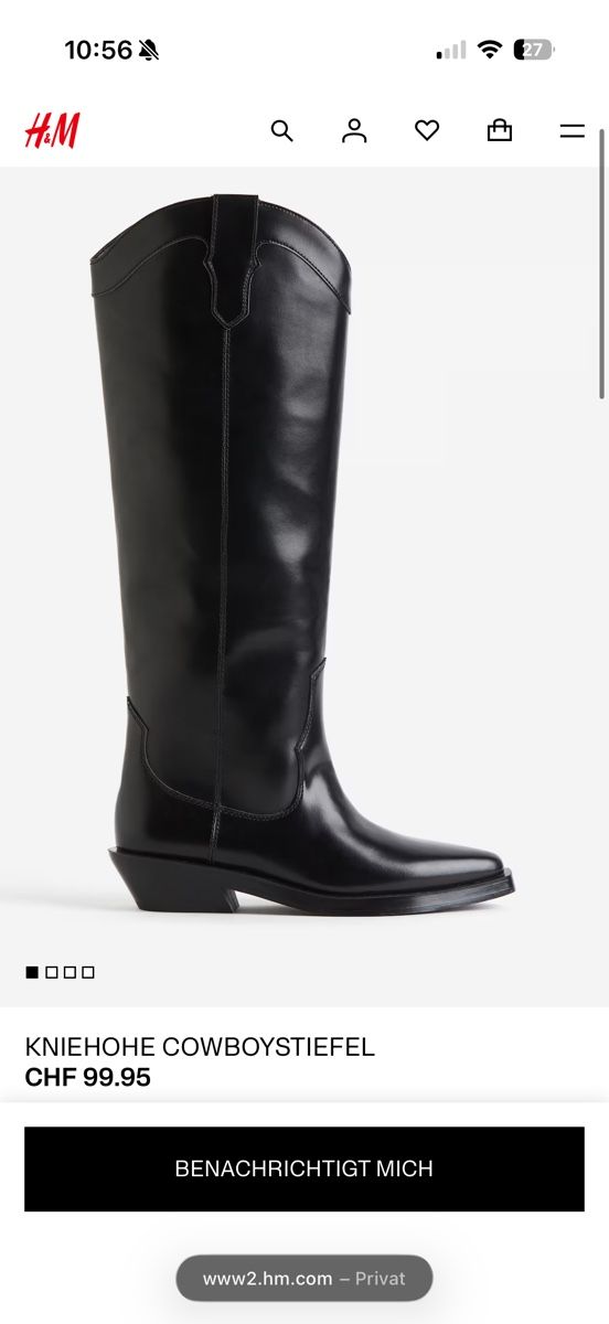H&M Chaussures hommes: Cowboy boots – D'occasion à Basel par Isabelclothess 5
