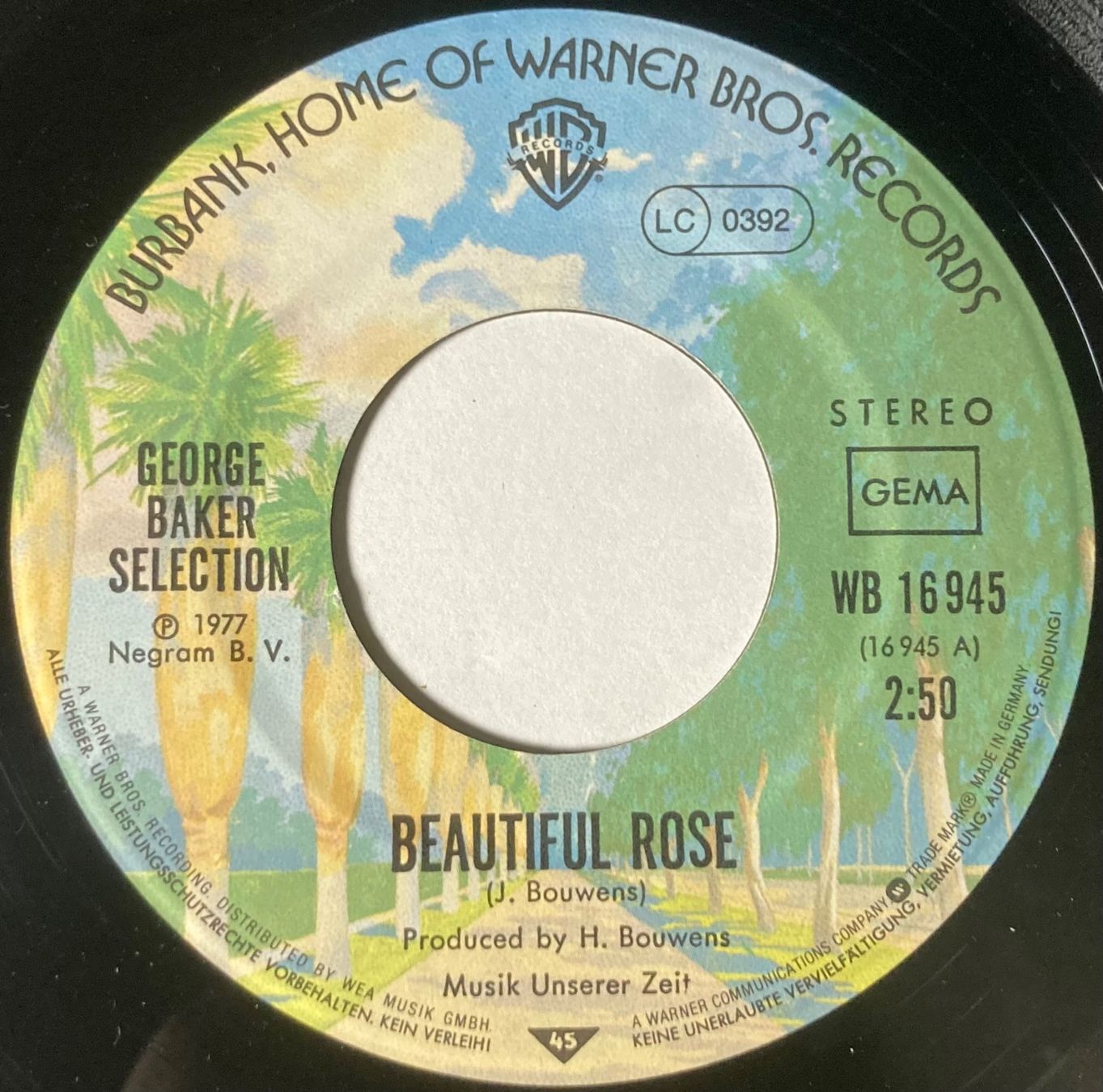 Dischi in vinile: GEORGE BAKER SELECTION - BEAUTIFUL ROSE – Usato da Poliez-Pittet venduto da Newtown-Records 3