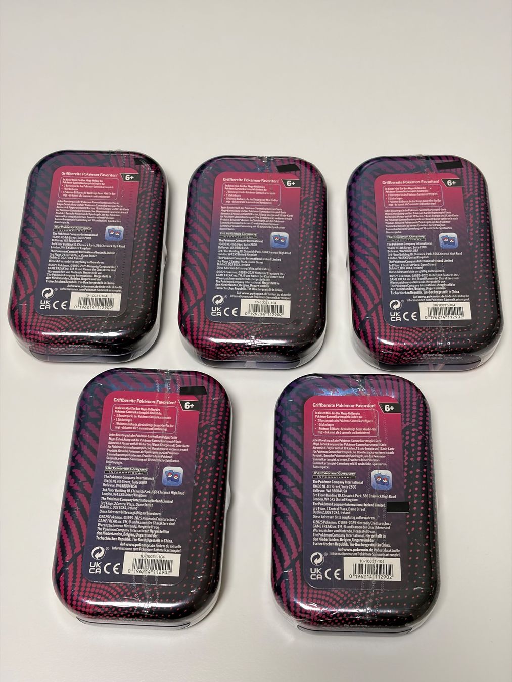 Pokémon Sammelbilder & Trading cards: Pokemon - 5x Mega-Helden Mini Tin - DE – Neu und originalverpackt aus Hergiswil NW von Feybyen 2